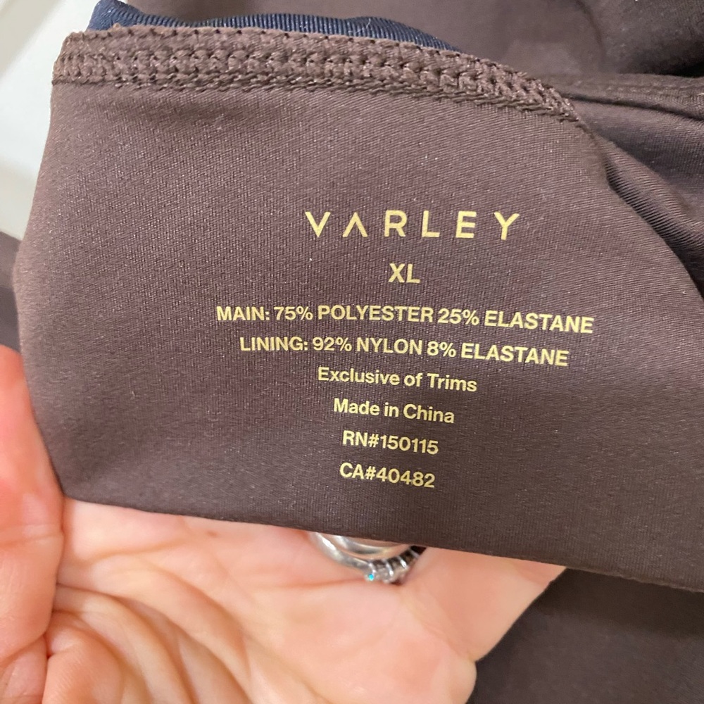 Varley FreeSoft Cori Sports Bra Coffee Bean Brown XL NWT - Picture 5 of 9